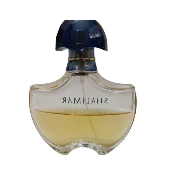 Guerlain SHALIMAR EDT Natural Spray 1.7 Oz 50 ml Modern Batwing Bottle 1/2 full - Picture 10 of 10
